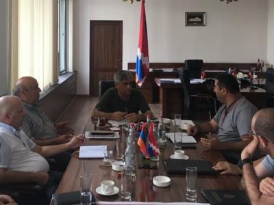 Karabakh Security Council Secretary discusses issues related to water supply and power supply