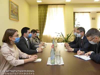 Ռուստամ Բադասյանն ընդունել է Ղազախստանի դեսպան Բոլատ Իմանբաևին