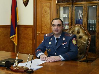 Armenia police chief makes a number of new appointments