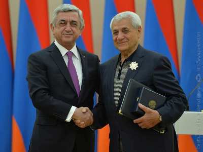 Armenia 3rd President condoles with Jivan Gasparyan's family over death of duduk player