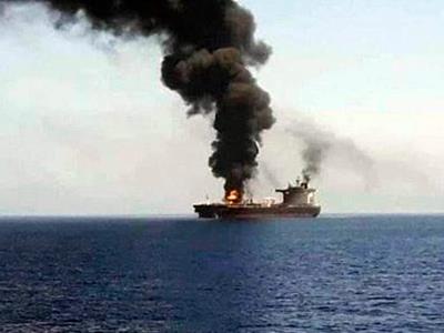 Explosion erupts on container ship at Dubai port