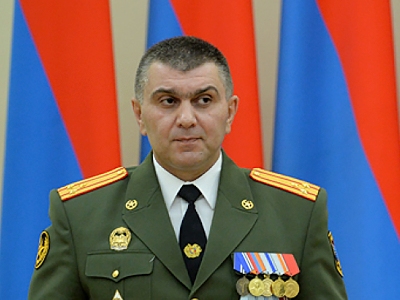 Armenia Armed Forces' 3rd army corps commander Grigory Khachaturov dismissed