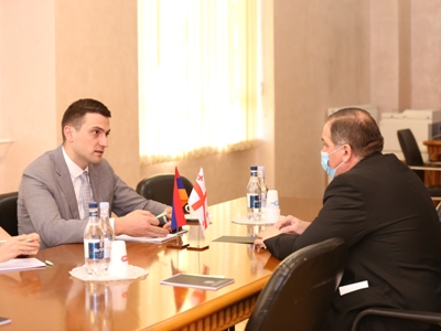 Armenia acting deputy minister receives Georgia Ambassador, discusses transport-related issues
