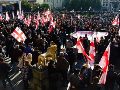 Новая акция протеста пройдет перед парламентом Грузии