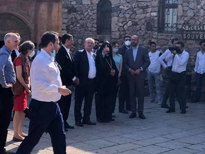 Շառլ Միշելն այցելել է Խոր Վիրապ (ֆոտո)