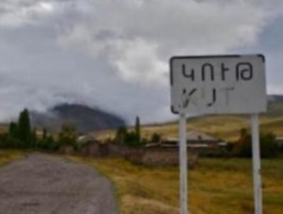 Head of Armenia's Kut village says gunshots were heard last night