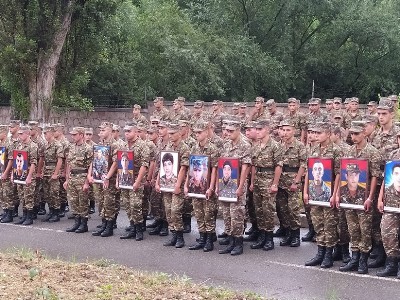 Memorial commemorating fallen heroes of 44-day Karabakh war unveiled at military unit in Armenia