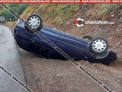 Սյունիքում «Volkswagen Golf»-ը դուրս է եկել երթևեկելի գոտուց. կա վիրավոր