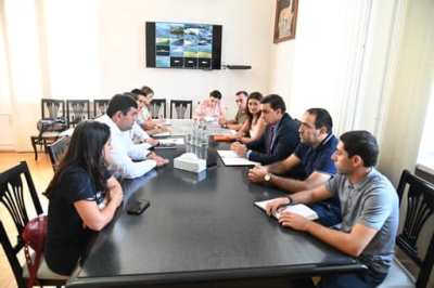 Մարդու իրավունքների պաշտպանն ու ՄԱԿ-ի Բնակչության հիմնադրամի գրասենյակի ղեկավարը հանդիպել են Կապանի ղեկավարի հետ