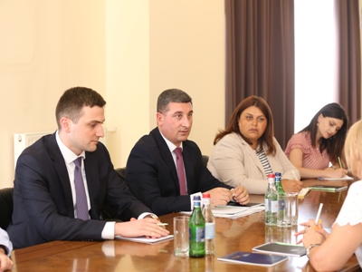Armenia territorial administration minister, TRACECA Intergovernmental Commission chief discuss collaboration