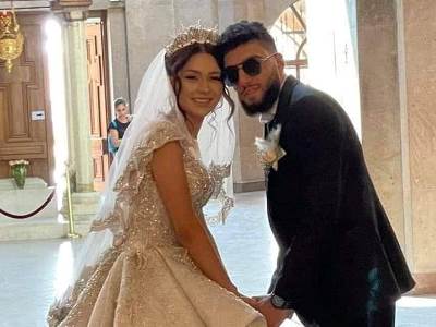 Armenian soldier who lost eyesight during 44-day Karabakh war and his fiancé tie the knot (PHOTO)