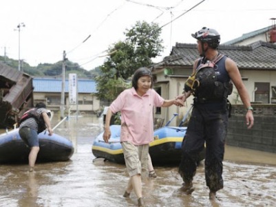 About 3 million people instructed to evacuate in Japan due to heavy rains