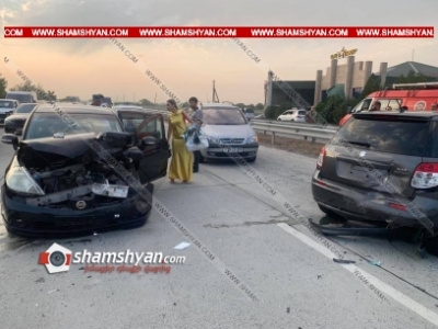 Արարատի մարզում իրար են բախվել «Suzuki» և «Nissan Tiida» մակնիշերի ավտոմեքենաները. 3 վիրավոր տեղափոխվել է «Արտաշատ» ԲԿ