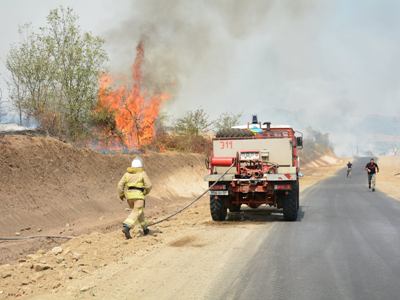 Artsakh emergency service: Measures being taken to extinguish fire, prevent imminent danger (PHOTOS)