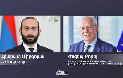 Պատրաստ ենք օժանդակություն տրամադրել սահմանների դելիմիտացիայի գործում․Ժոզեպ Բորելը նամակ է հղել Միրզոյանին