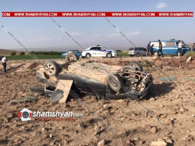 Բաղրամյան-Շենիկ ճանապարհին «Opel»-ը դուրս է եկել երթևեկելի գոտուց եւ հայտնվել դաշտում. վարորդը տեղում մահացել է