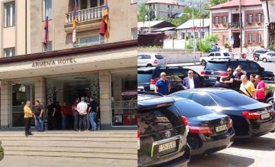 «Հրապարակ». Արցախում զոհվածների հարազատները քարերով հարձակվել են ՔՊ-ականների վրա