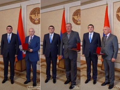 President confers Hero of Artsakh title