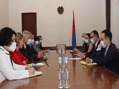 Ֆինանսների նախարարն ընդունել է Համաշխարհային բանկի պատվիրակությանը
