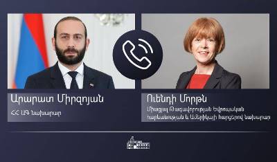 Արարատ Միզորյանը հեռախոսազրույց է ունեցել ՄԹ Եվրոպական հարևանության և Ամերիկայի հարցերով նախարարի հետ