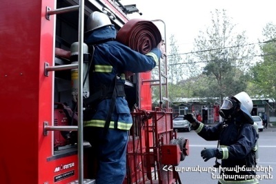 Հրդեհ Երեւանի Շարուրի փողոցում. դեպքի վայր է մեկնել 3 մարտական հաշվարկ