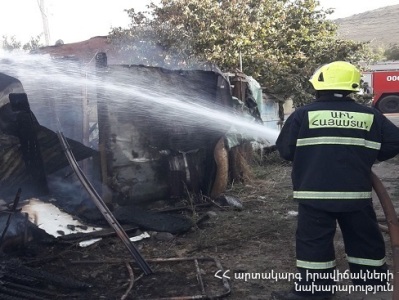 Հրդեհ Կամարիս գյուղում