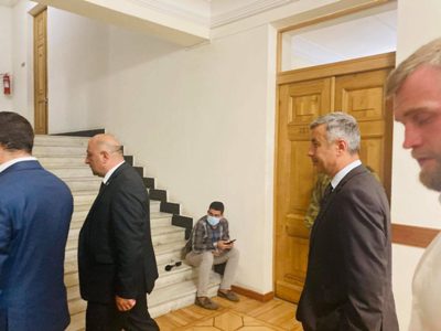 Armenia Ambassador to Ukraine Vladimir Karapetyan is in parliament