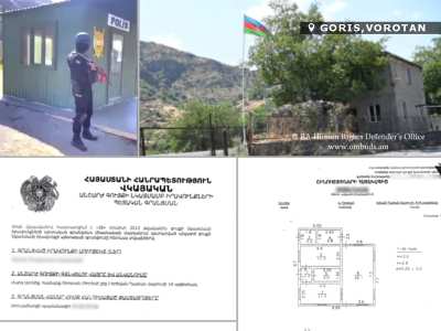 Armenia ombudsman: Azerbaijan police base, barricades, cameras on Vorotan road must be removed immediately