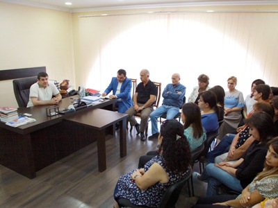 Karabakh President meets with journalists and editors of country's Free Artsakh newspaper