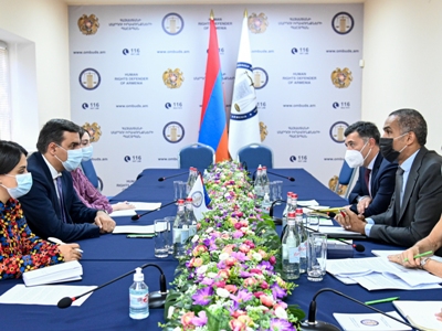 ՀՀ ՄԻՊ-ը ԵԽ բիոէթիկայի բաժնի ղեկավարի հետ քննարկել է համատեղ իրականացվող ծրագրի մանրամասներ