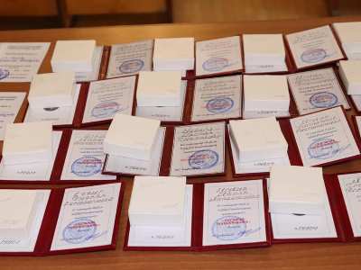 Մի շարք զինծառայողներ պարգևատրվել են Անկախության 30 ամյակի առիթով