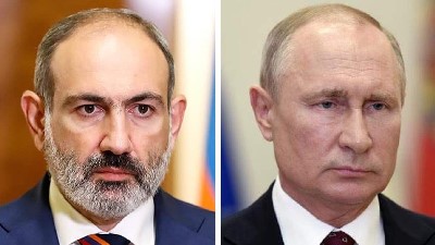 Никол Пашинян направил телеграмму соболезнования Владимиру Путину в связи с трагедией в Перми