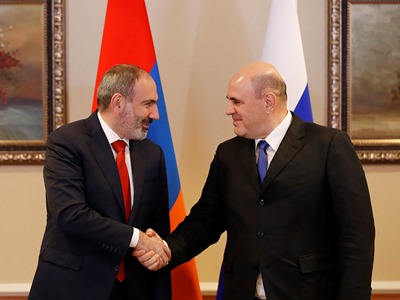 Ռուս-հայկական հարաբերություններն առաջանցիկ զարգանում են բոլոր ուղղություններով. Միշուստինը՝ Փաշինյանին