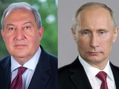 Президент Армении поздравил президента РФ с победой партии «Единая Россия» на выборах в Государственную Думу