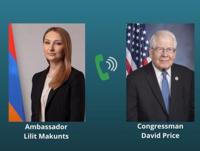 Լիլիթ Մակունցը հեռավար հանդիպում է ունեցել կոնգրեսական Դեյվիդ Փրայսի հետ