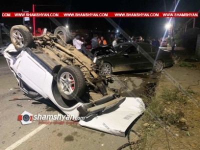 Կապանում իրար են բախվել «Mercedes»-ն ու «ВАЗ 2121»-ը. վերջինը կողաշրջվել է, վարորդը՝ տեղափոխվել հիվանդանոց