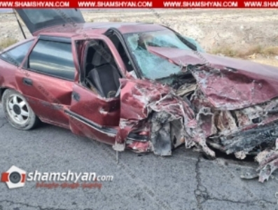 Արմավիրի մարզում իրար են բախվել «Opel»-ն ու «Renault»-ը. կան վիրավորներ