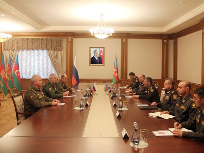Azerbaijan MOD receives new commander of Russian peacekeeping contingent in Karabakh