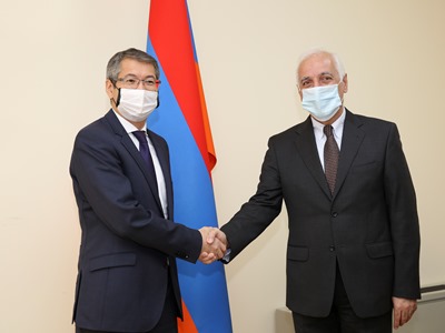 Քննարկվել են Ղազախստանի հետ տիեզերական տեխնոլոգիաների ոլորտում համագործակցության հեռանկարները