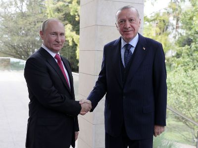 Песков: Путин и Эрдоган обсудили Нагорный Карабах