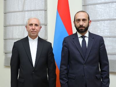 Armenia FM and Iran Ambassador discuss situation on Goris-Kapan motorway