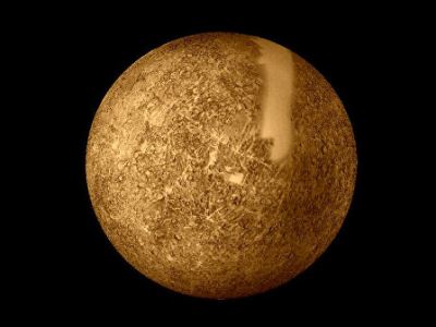 Космический зонд BepiColombo передал первый снимок Меркурия