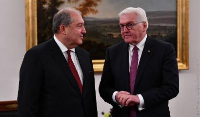 Armenian President congratulates his German counterpart on the day of German unity