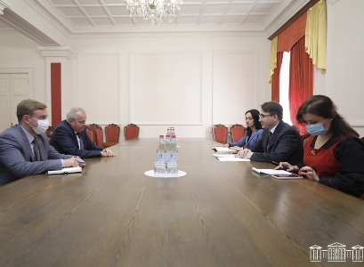 Արմեն Գեւորգյանը հանդիպել է ՀՀ-ում ՌԴ դեսպան Սերգեյ Կոպիրկինի հետ