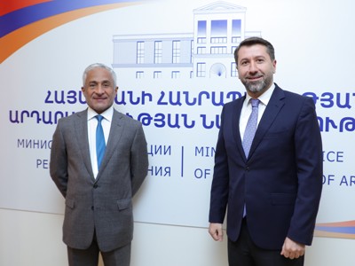 Արդարադատության նախարարի հրավերով Հայաստան է ժամանել ԱՄԷ Վերահսկիչ պալատի նախագահը