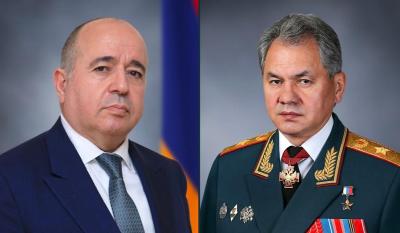 Armenia, Russia defense ministers discuss Armenian-Azerbaijani border situation