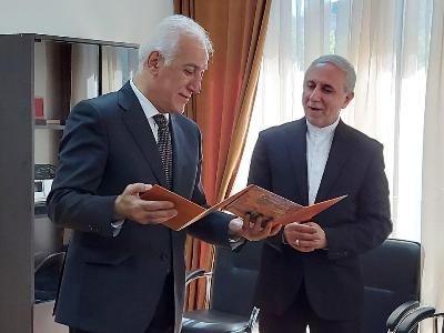 «Անհրաժեշտություն կա հստակեցնելու անելիքները և ներդրում ունենալ». Վահագն Խաչատուրյանն ընդունել է Իրանի դեսպանին