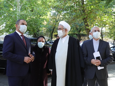 Iran's Prosecutor General is in Armenia, received by Armenian counterpart