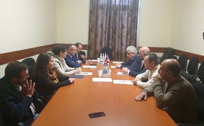 «Հայաստան» խմբակցությունն ընդունել է ԱՀ ԱԺ խմբակցությունների ղեկավարներին