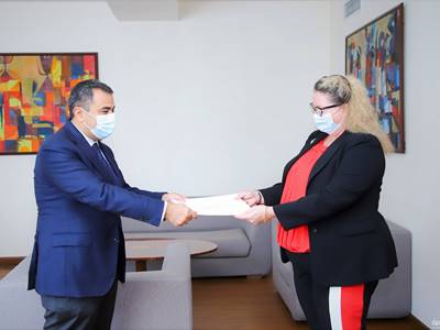 Նորվեգիայի նորանշանակ դեսպանն իր հավատարմագրերի պատճենն է հանձնել ՀՀ փոխարտգործնախարարին